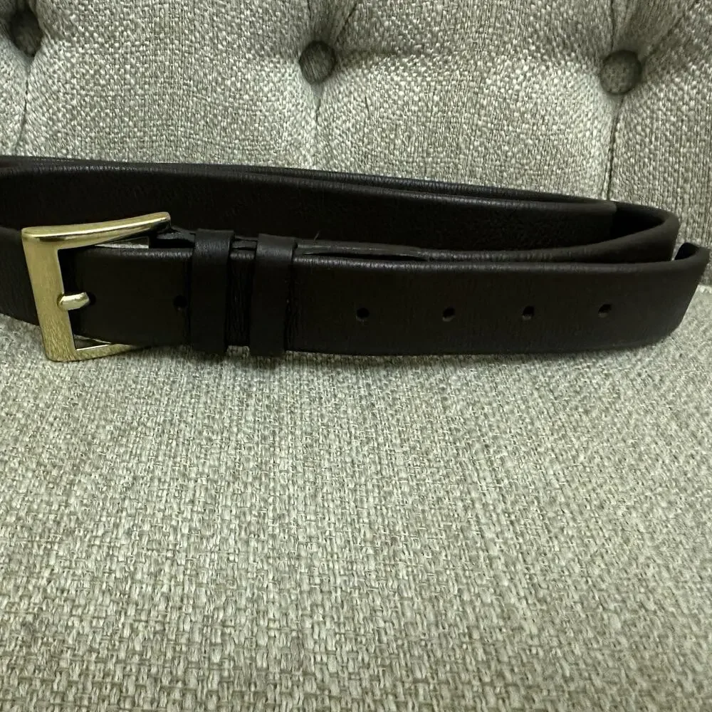 Big Men Leather Belt Dress‎ Brown Men Big Size 54/56